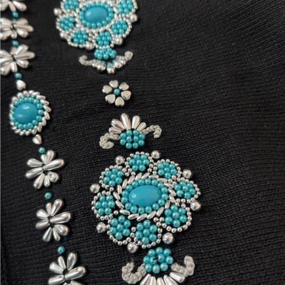 Michael Simon Beaded Dress and short sleeve jacket combo - Picture 4 of 10